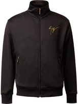 Giuseppe Zanotti Embroidered Sweatshirt Featuring A Logo In Nero