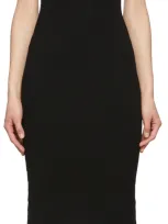 Versace Medusa Head Detail Knitted Dress In Black