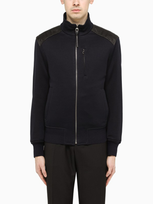 Ferragamo Navy Cotton And Nylon Reversible Jacket In Blue