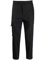 Neil Barrett Cargo Slim-fit Skinny Stretch-woven Trousers In Black