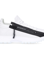 Givenchy Spectre Low Runner Zip Sneakers In White