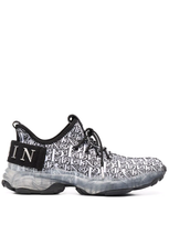 Philipp Plein Runner Hyper $hock Low-top Sneakers In Weiss