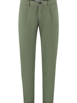 Department Five Pantalone Prince Misto Lino In Military Green