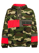 Dolce & Gabbana Camouflage Printed Drawstring Hoodie In Multicolor