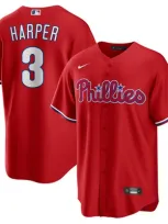 Nike Bryce Harper Red Philadelphia Phillies Alternate Replica Player Name Jersey