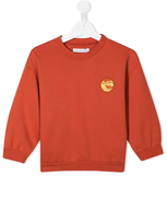 Rejina Pyo Kids' Luka Logo-patch Organic Cotton Sweatshirt In Red