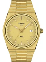 Tissot Gents Prx Bracelet Watch In Champagne