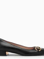 Gucci Black Horsebit-detailing Ballerinas