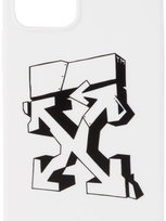 Off-white Graffiti Arrrows Iphone 12 Case In 0110 White Black