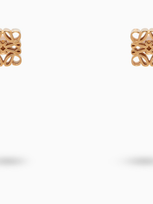 Loewe Gold Anagram Earrings In Metal