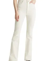 Rag & Bone Icon Casey High-rise Flare Jeans In Optic White