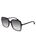 Gucci Square Acetate Sunglasses In Black