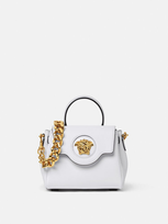 Versace La Medusa Small Handbag In White