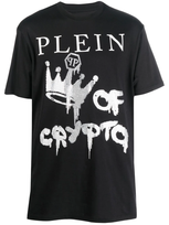 Philipp Plein Graphic-print Short-sleeve T-shirt In Black