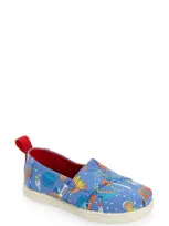 Toms Kids' Alpargata Slip-on Sneaker In Blue