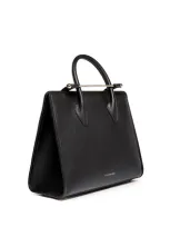 Strathberry Midi Tote Smooth Calfskin Leather Handbag