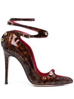 Hardot Harlot Tortoiseshell-effect Pumps In Braun