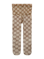 Gucci Gg Pattern Tights In Beige