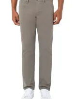 Liverpool Los Angeles Liverpool Kingston Modern Straight Leg Twill Pants In Palm