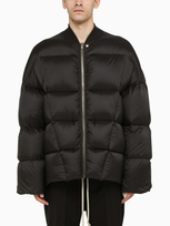 Rick Owens Black Oversized Padded Jacket