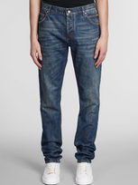 Balmain Jeans In Blue Denim