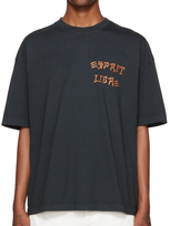 Etudes Studio Gray 'free Spirit' T-shirt In Anthracite