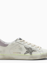 Golden Goose White Leather Super-star Low-top Sneakers