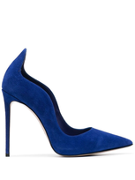 Le Silla Ivy Scalloped Pumps In Blue