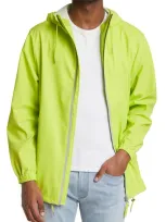 Rains Storm Breaker Waterproof Rain Jacket In Reflective Digital Lime