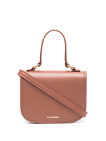 Jil Sander Mini Halo Tote Bag In Braun