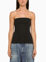 Vetements Black Cotton Corset With Slats