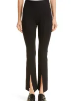 Twp Sexy Back Split Flared Pants In Black