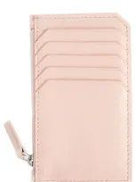 Royce New York Personalized Card Case In Light Pink- Gold Foil