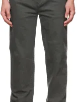 Undercoverism Gray Pocket Trousers In Khaki Gray