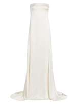 Nili Lotan Women's Esmee Strapless Silk Gown In White