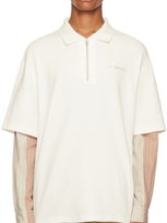 Feng Chen Wang White Paneled Polo