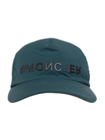 Moncler Logo Baseball Cap In Green