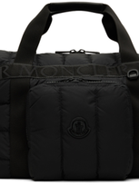 Moncler Black Antartika Duffle Bag In 999 Black