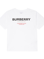 Burberry Kids' Horseferry Cotton Jersey T-shirt In White