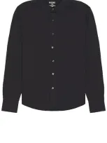 Rhone Commuter Shirt Slim Fit In Black