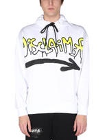 Disclaimer Mens White Other Materials Sweatshirt