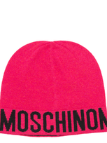 Moschino Cashmere Beanie In Pink