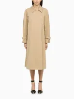 Burberry Beige Cotton Trench Coat