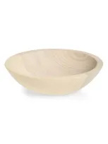 Farmhouse Pottery Wooden Bowls, Set Of 4 In Open White