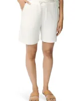 Cozy Earth Ultrasoft Bermuda Pajama Shorts In Ivory