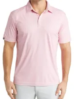 Swannies Eddie B Golf Polo In Flamingo