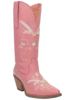 Dingo Full Bloom Western Boot In Pink