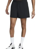 Nike Men's Unlimited Dri-fit 5" Unlined Versatile Shorts In Black/black/black