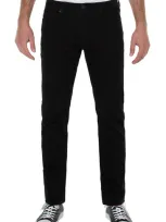 Liverpool Los Angeles Kingston Modern Straight Leg Jeans In Jet Black