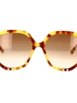 Chloé Eyewear Geometric In Brown